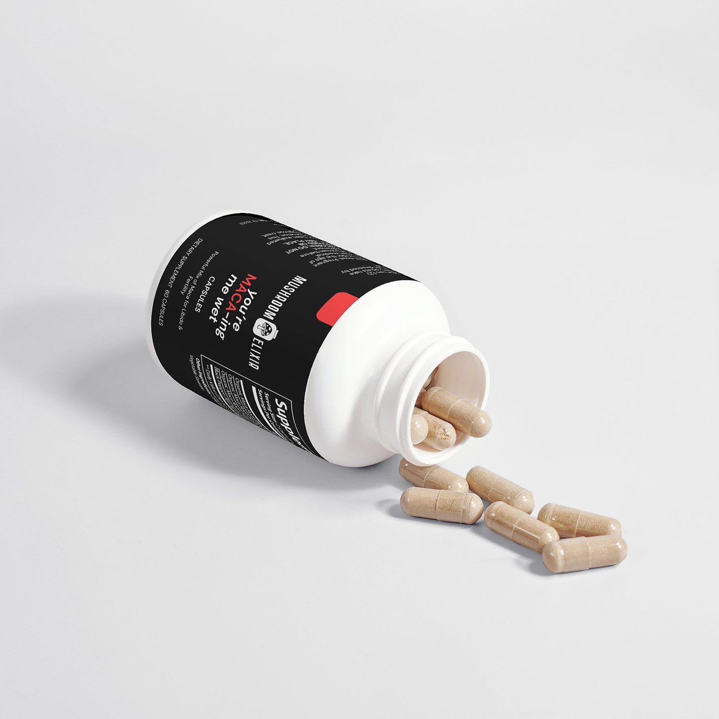 MushroomElixir Maca Root supplement facts and dosage information