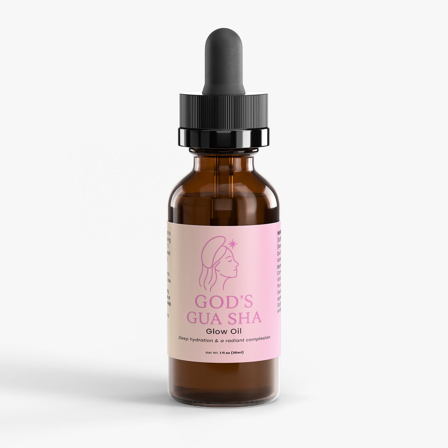 MushroomElixir Gua Sha Glow Oil facial oil nutrition and ingredient info